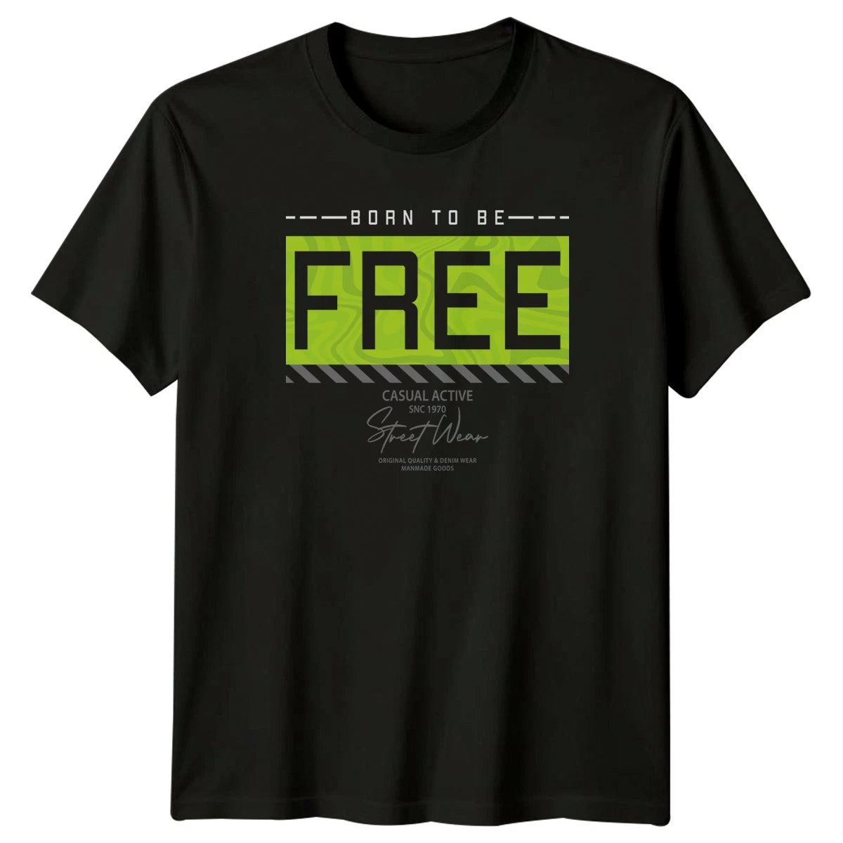 Born To Be Free T-Shirt Urban Lifestyle Streetwear Birthday Gift For Him And Her