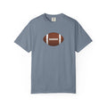 Football Graphic T-Shirt | Simple Brown Football Illustration