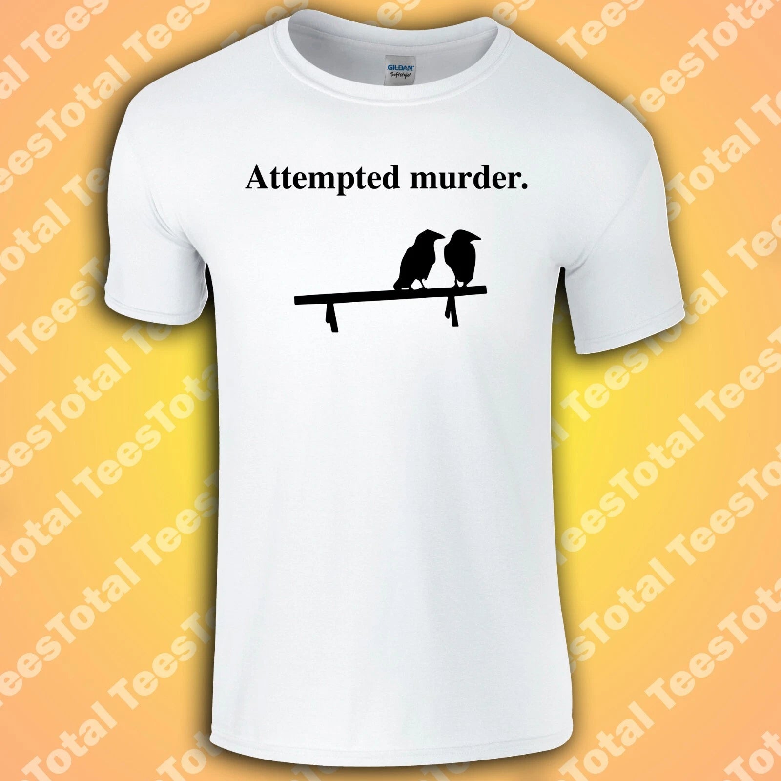 Attempted Murder T-Shirt |  Murder of Crows | Funny | Meme | 2025