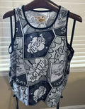 Oh Snap! Drill Clothing Retro Men's Size M Tank Top Sketchbook  Art to Wear