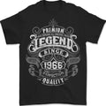 Premium Legend 60th Birthday 1966 Mens T-Shirt 100% Cotton