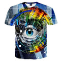 Abstract 3d Shirt Maker Abstract Optical Illusion T-shirt unisex full sizes