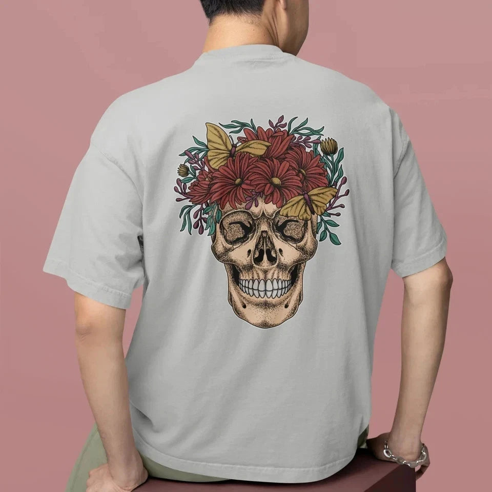 Men's Oversized streetwear back print T-Shirt