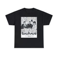 Bauhaus Graphic Print Band Art Short Sleeve Unisex Heavy Cotton T-Shirt
