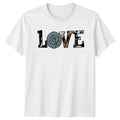 Love Womens T-Shirt Boho Western Country Valentines Day Gift For Her