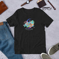 Curiosity Art T-Shirt – Colorful Abstract Design, Artistic Modern Graphic Tee