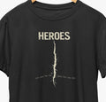 Heroes Retro T-Shirt / 1977 Vintage David Bowie Style Rock Tee
