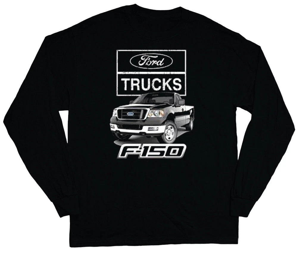 Big Men's Long Sleeve T-shirt Ford F150 tee shirt men plus size