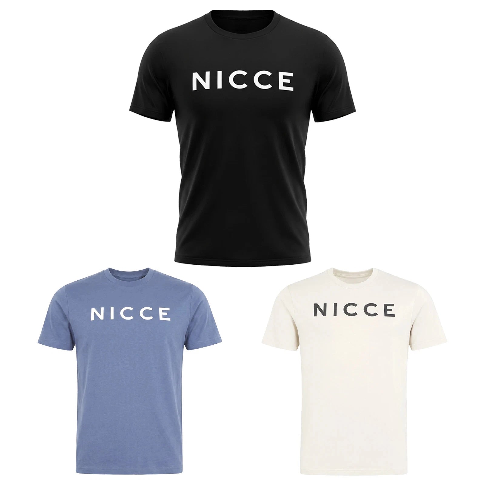 Short Sleeve Mens DENNO Cotton Casual T-Shirt Tee Top by Nicce