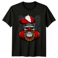 Gritty Skull Clown Urban Streetwear T-Shirt Skull Art Streetwear Birthday