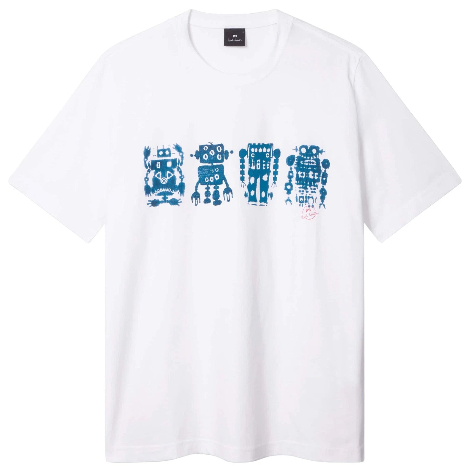 PAUL SMITH ROBOT SCREEN PRINT T-SHIRT