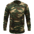 Game Technical Apparel Woodland Camouflage Long Sleeve T Shirt