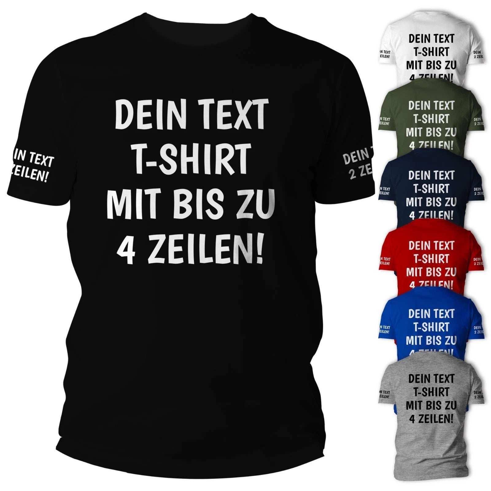 Personalised Wish Text Name Gift Funny Saying Company Love Fun T-Shirt