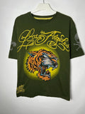 Vintage streetwear y2k sk8 Petroleum Los Angeles Tiger Style Graphic T-Shirt