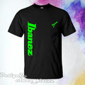 New Cotton Tshirt Ibanez Funny Logo Guitar Made In Usa