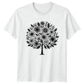 Detailed Floral Tree Of Life Botanical Womens T-Shirt Boho Style Nature