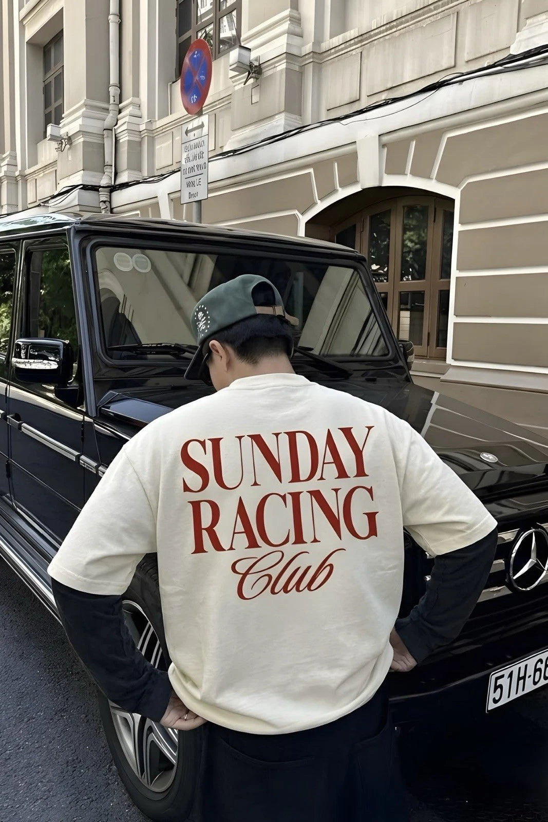 Vintage Sunday Racing Club Streetwear Y2k Unisex T-shirt / Camiseta Unisex