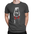 BOXING BEAR Mens Funny Boxer  T-Shirt Training Gym Workout Gift Clothing