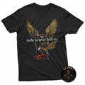 Make No Peace With Evil Archangel Michael Design T-Shirt