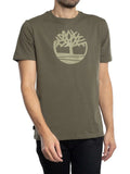Timberland Men's Tree Logo T-Shirt, Green
