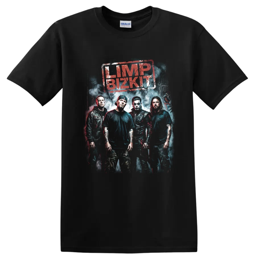 Limp Bizkit Nu Metal Band Members Poster Graphic T Shirt Concert Fan Tee Style
