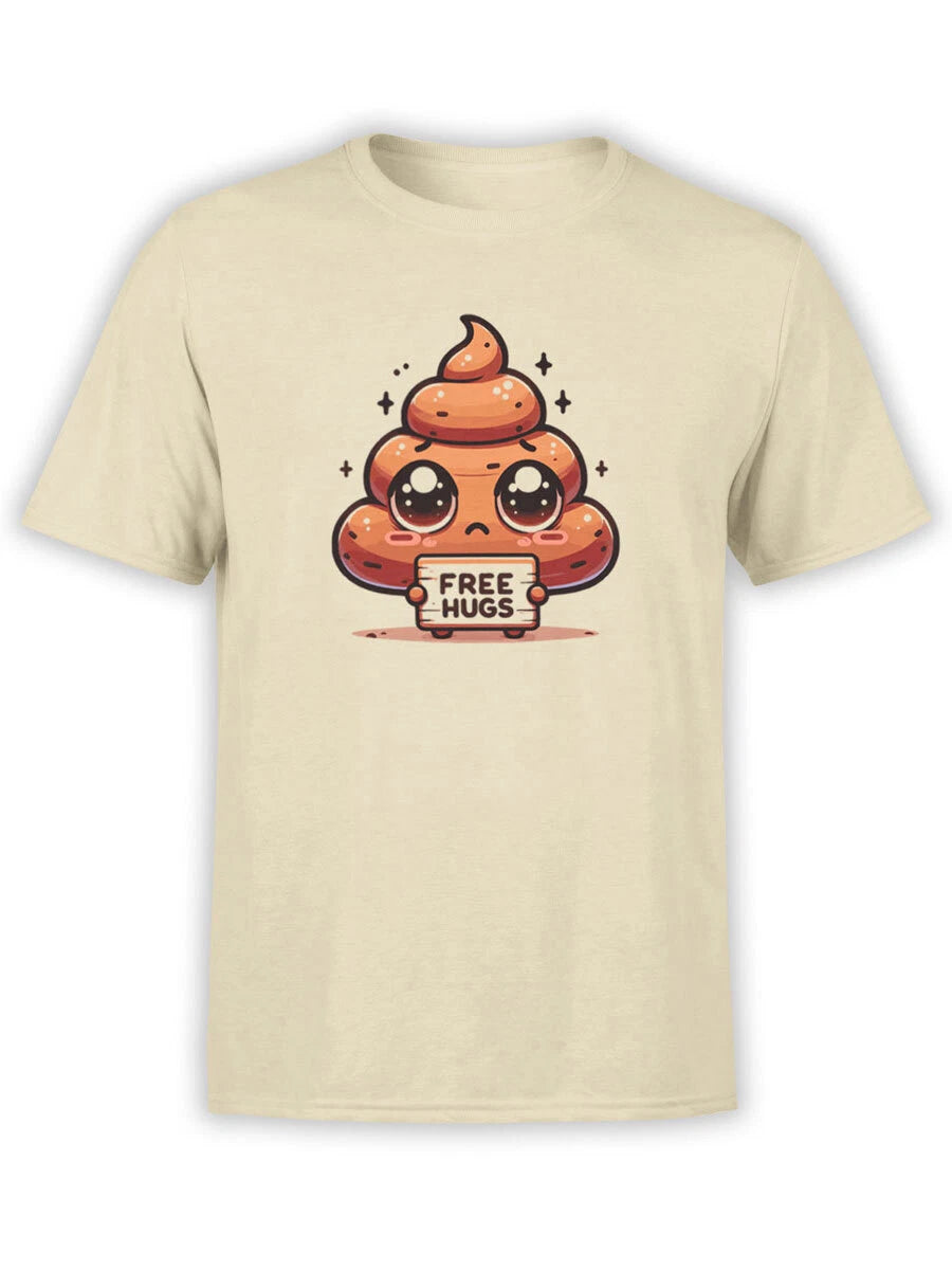 FANTUCCI Unisex T-Shirts | Free Hugs T-Shirt | 100% Cotton