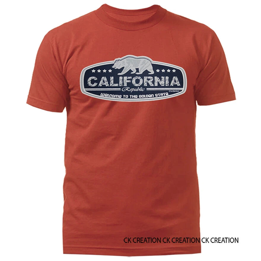 Golden State California Republic Cali Bear Cali Life Style Graphic T-shirt