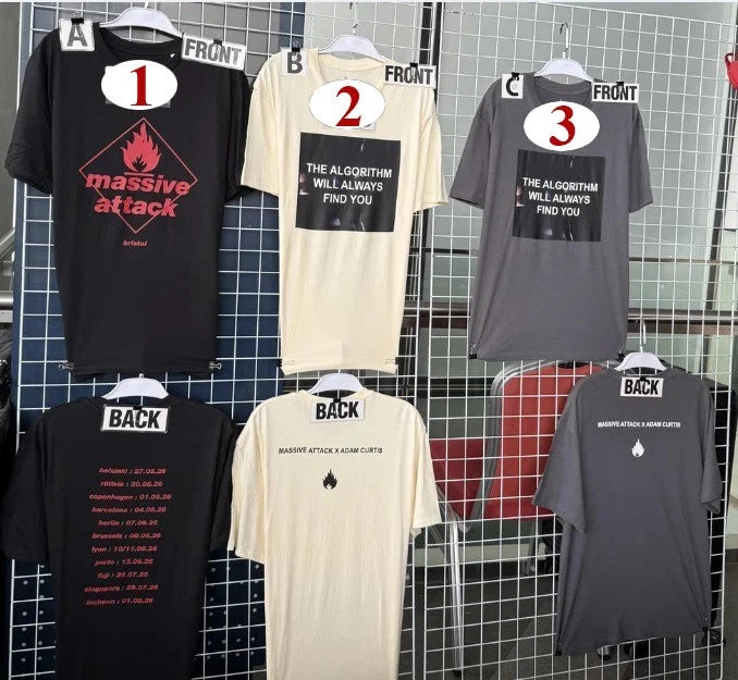 Massive Attack Shirt Concert Tour Merch 2026 Reprint