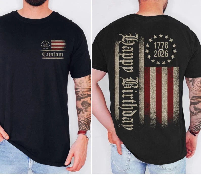 NEW! Personalized USA 250th Anniversary 1776-2026 Custom Name
