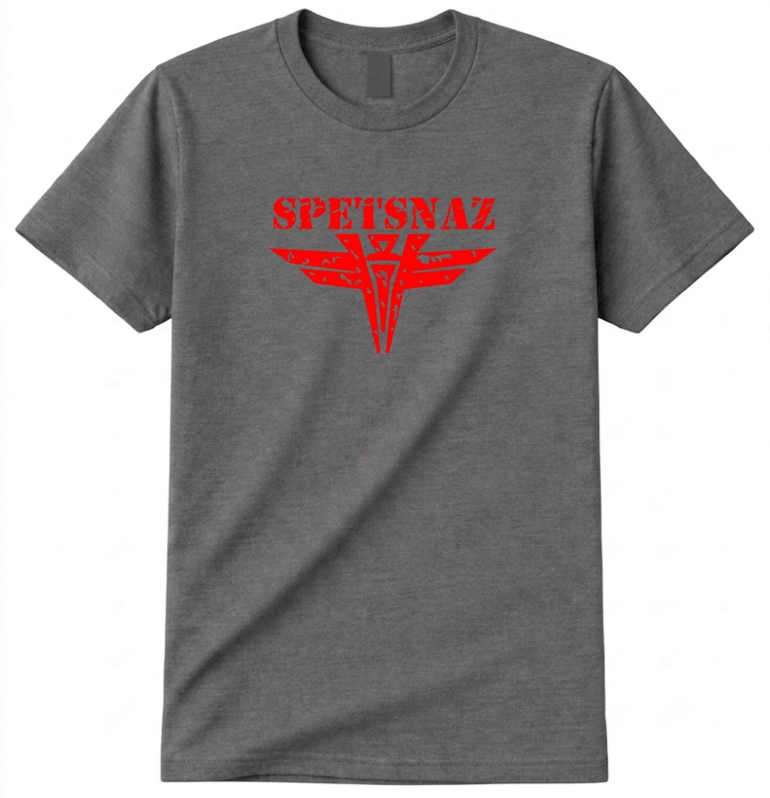 Spetsnaz T Shirt Distressed Mens Russian Special Forces Military Army Tee