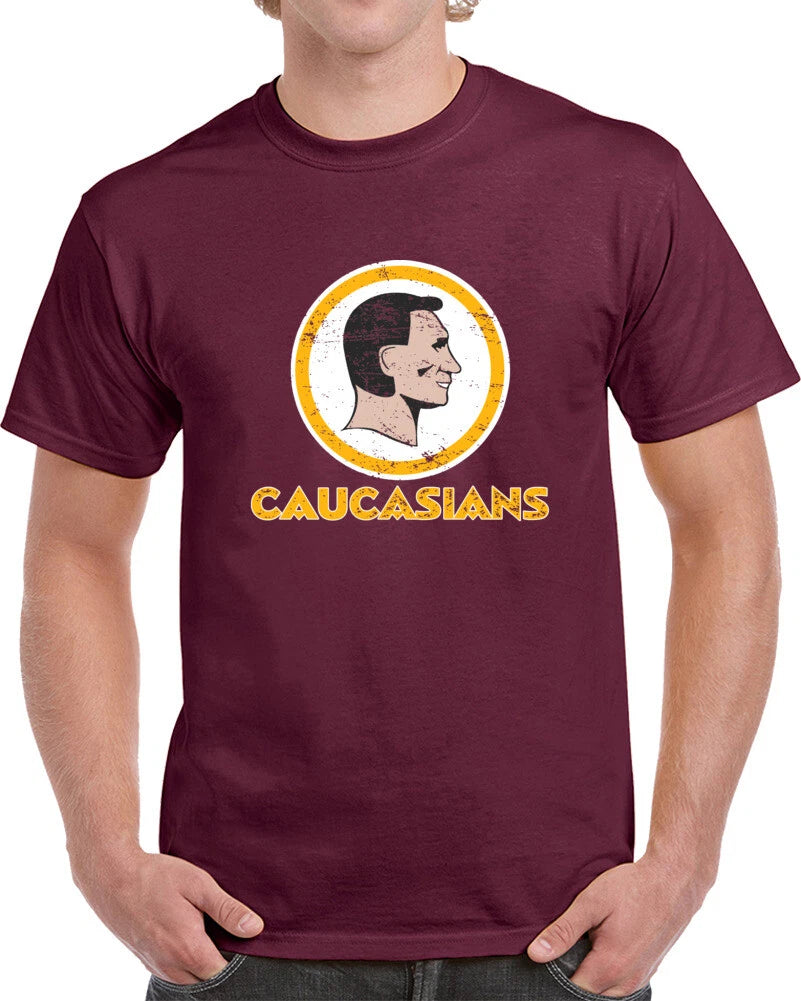 Washington Caucasions Football Funny Parody Unisex T-shirt