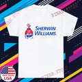 Sherwin Williams Paints Men's White Grey Size S-5XL