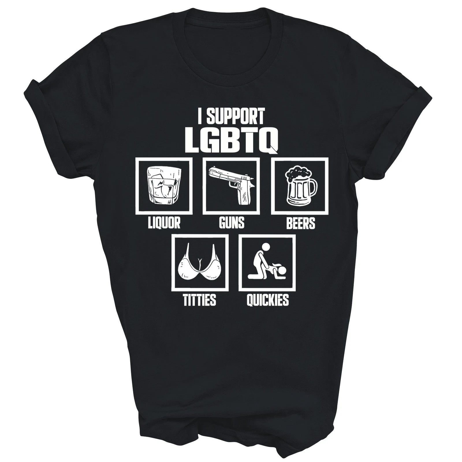 I Support LGBTQ Pride Month Unisex Shirt Gift
