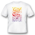 Hustle good things come Black or white tee shirt