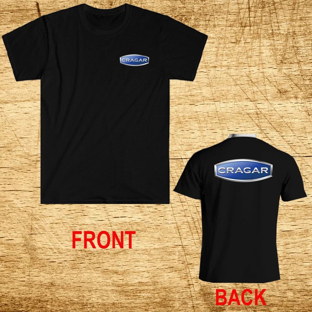 Cragar Wheels Drag Race Racing Men's Black Size S-5XL