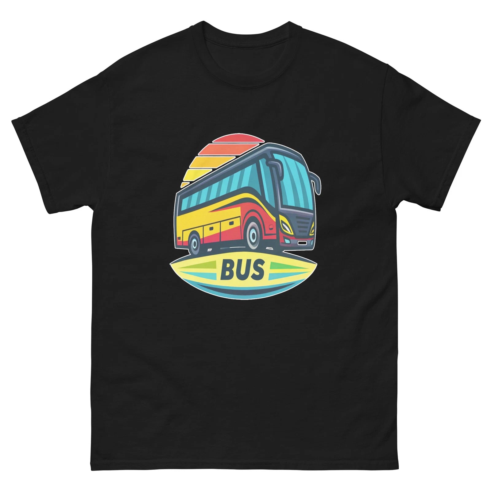Bus Colourful Object Place Item Urban T-Shirt