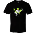 Kermit The Frog Playing The Guitar Weezer Logo T Shirt