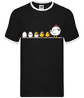 Evolution of Chicken - Mens Ringer - Chick Easter Funny Cute