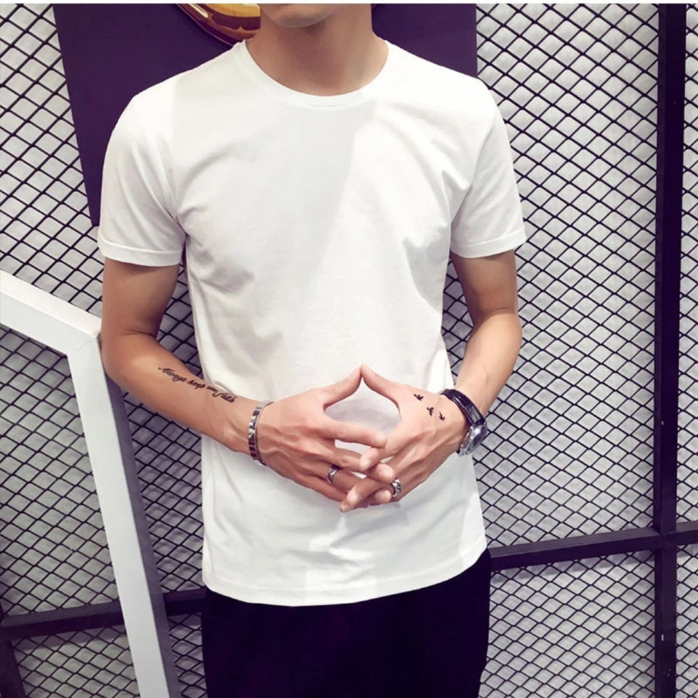 Breezy Men's Oversized Tee in Solid Colors Great for Spring/Summer Fun