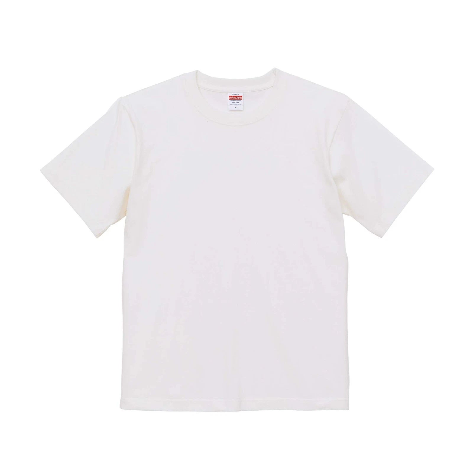 United Athle 6.2oz Premium T-Shirt 594201 [Men's] Vanilla white M