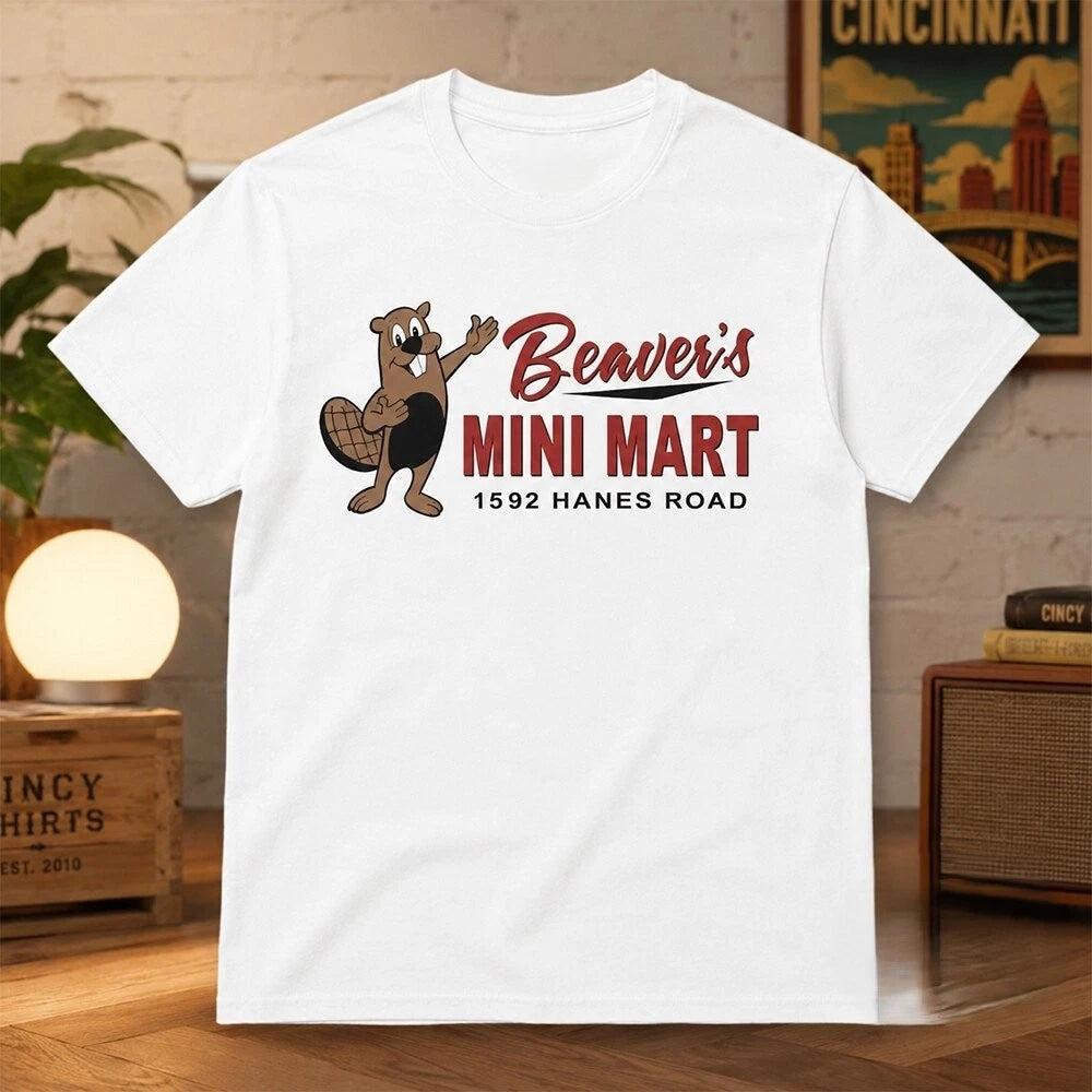 SALE HOT Beaver Mini Mart Inspired Shirt, Casual Graphic Tee, Unisex Fanmade Top