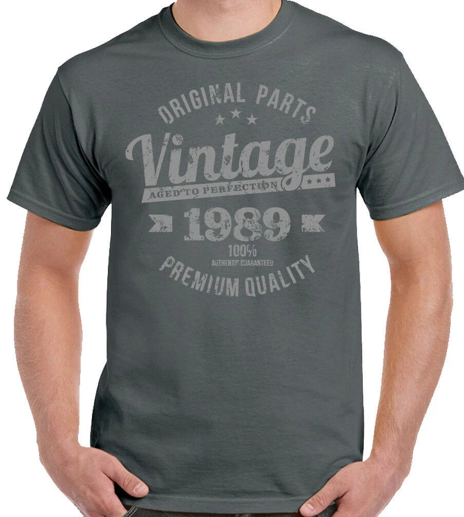 Vintage Year 1989 Premium Quality Mens 37th Birthday T-Shirt 37 Year old Gift