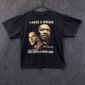 Barack Obama MLK I Have a Dream Mens M T Shirt Black History Political Graphic