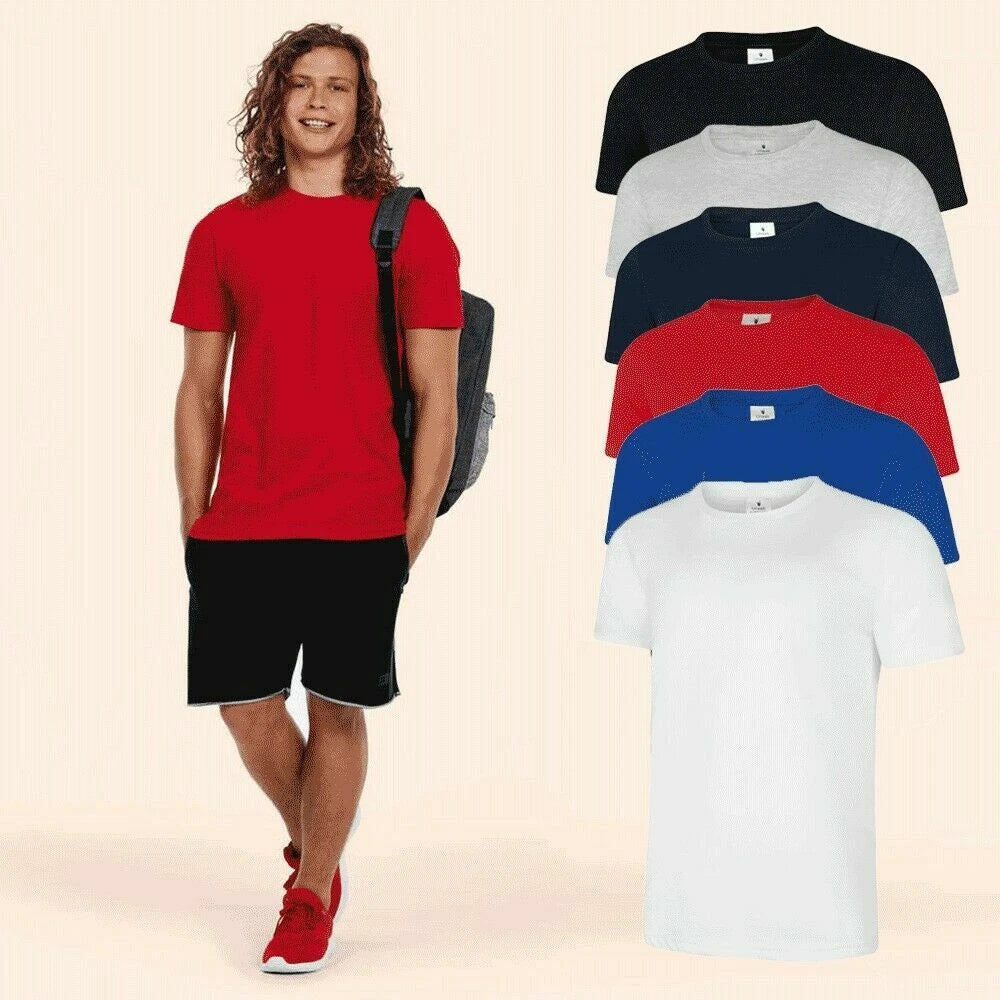 Pack of 5 Plain Tshirt - Mixed Sizes - Mixed Colours - Men,  Unisex,  Kids