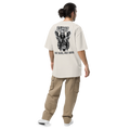 Oversized faded t-shirt Walk Alone 7Vibe7 Urban Streetwear Graffiti Style