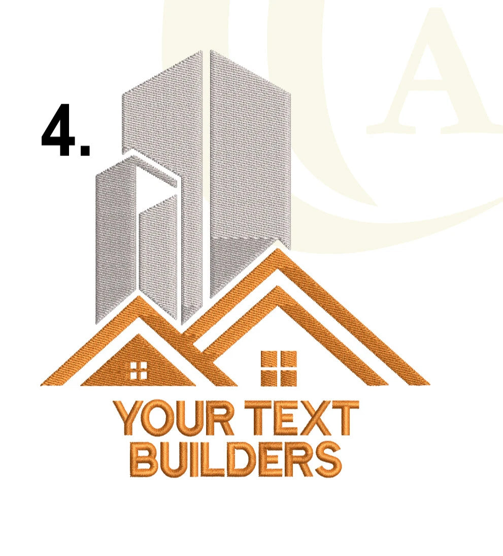 Personalised Custom Embroidered T-shirt Your Company Name Builder Construction