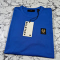 BELSTAFF Mens Cobalt Blue Phoenix Logo T Shirt SIZE LARGE BNWT Authentic