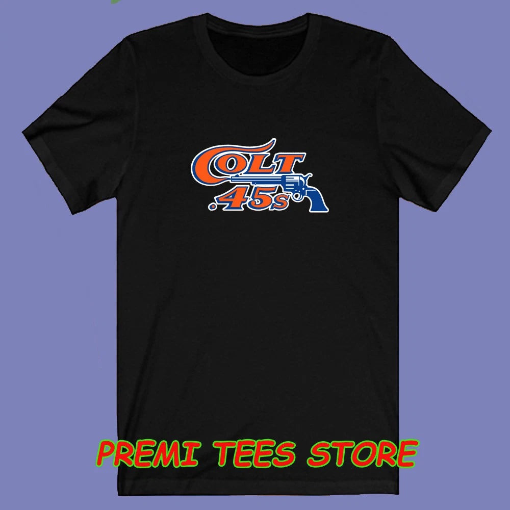 Houston Colt 45s Baseball Retro Classic Men's Black Size S-3XL