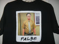 FALSE Dwight Schrute THE OFFICE T-Shirt Men Size LARGE Black Very good Funny!