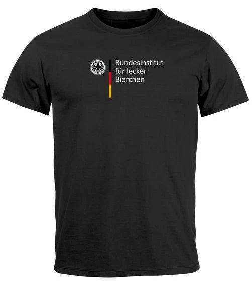 Men's T-Shirt Alcohol Beer Federal Institute for Delicious Beers Party Shirt